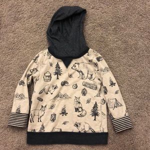 Oshkosh Boys Hooded Long Sleeve Shirt